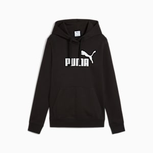Chandail à capuchon Essentials avec log<sup>o</sup> no 1 Femme, PUMA Black, extralarge
